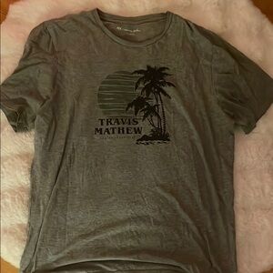 Travis Mathew Gray Graphic T-Shirt for Men